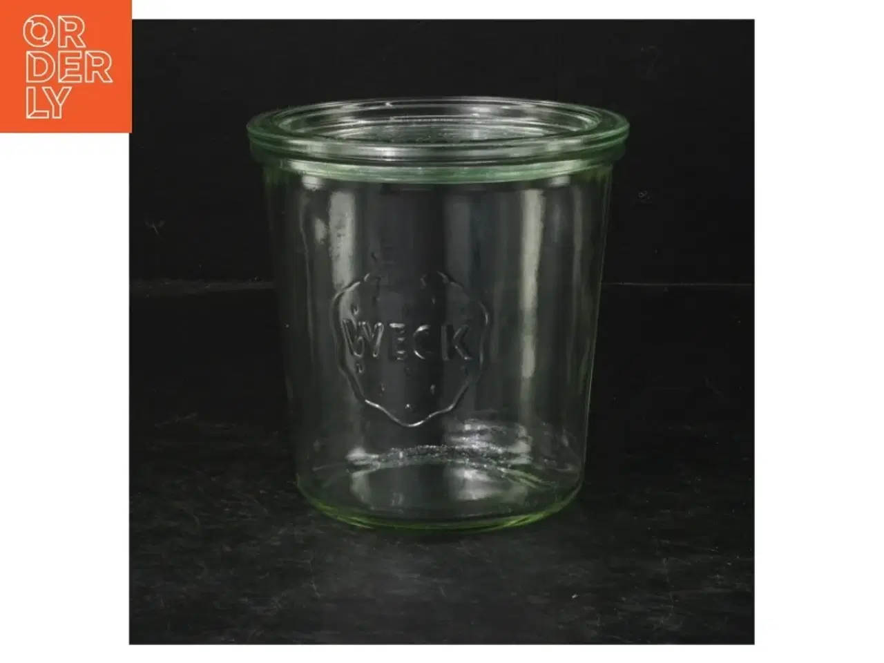 Billede 1 - WECK glas opbevaringskrukke med låg fra Weck (str. Ø. 11 cm. 10,5 cm)