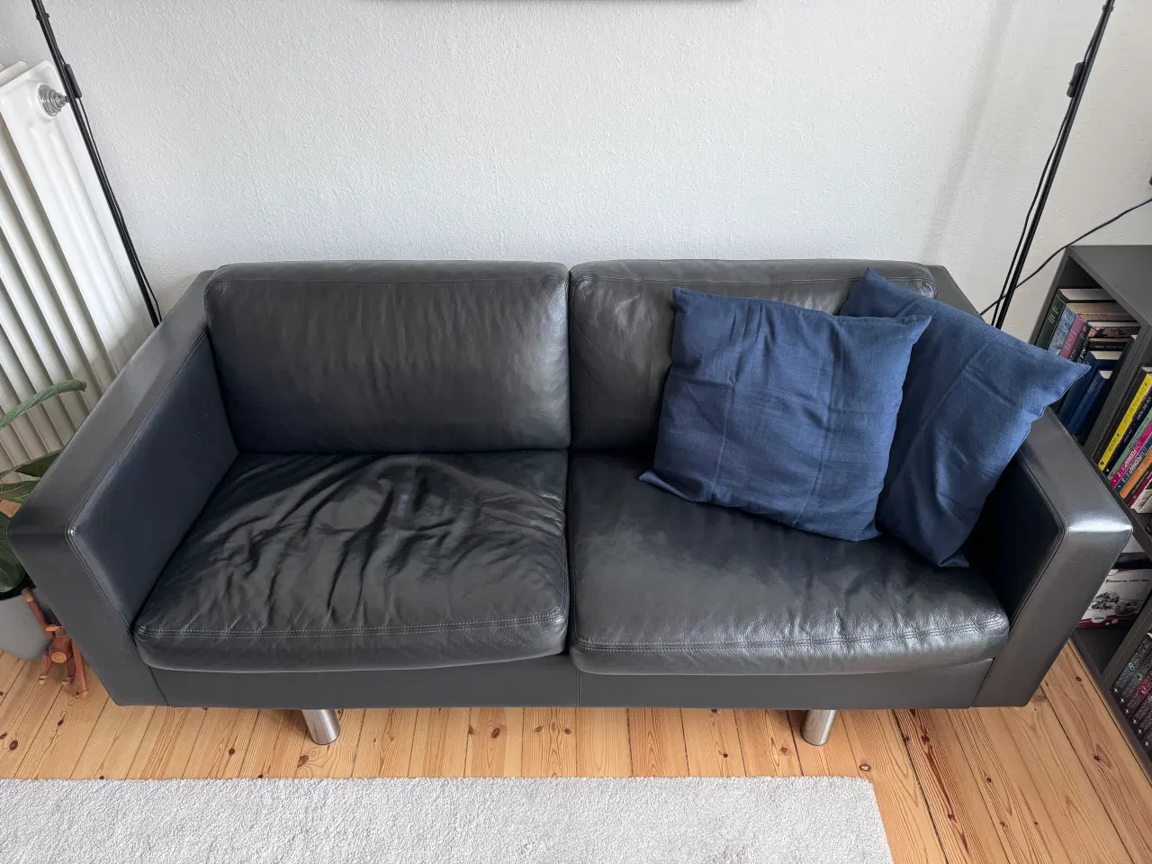 Billede 1 - Lædersofa, 2 1/2 personer