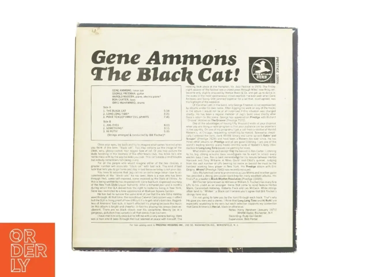 Billede 3 - The black cat! af Gene Ammons fra IP