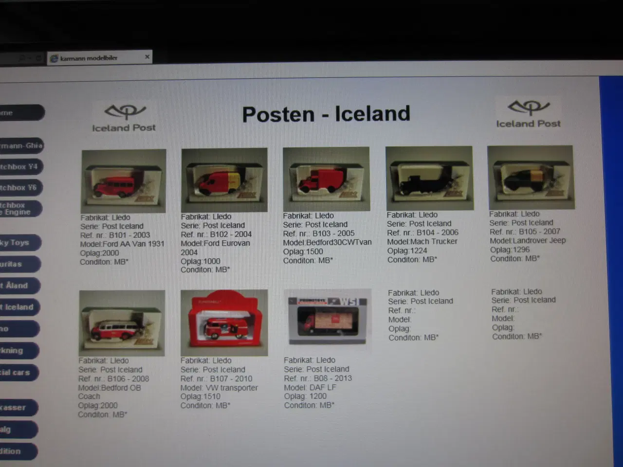 Billede 2 - Lledo Posten Iceland