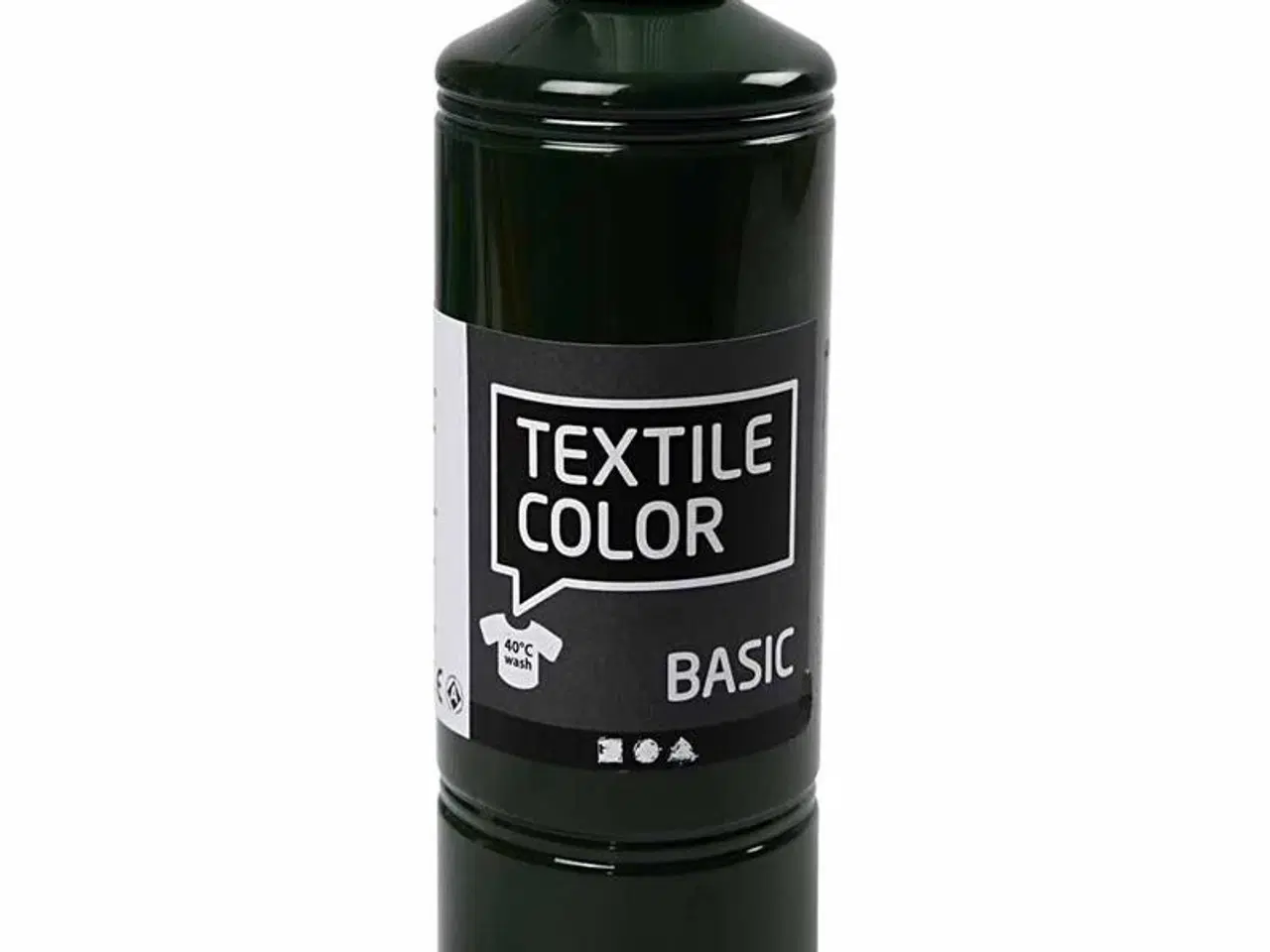 Billede 1 - Textile Color Olivengrøn 500ml - Vandbaseret Tekstilmaling