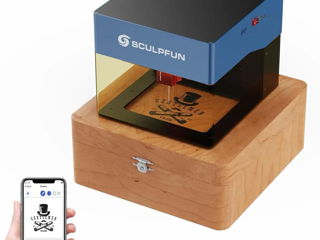 Billede 4 - SculpFun iCube Pro 5W Laser 