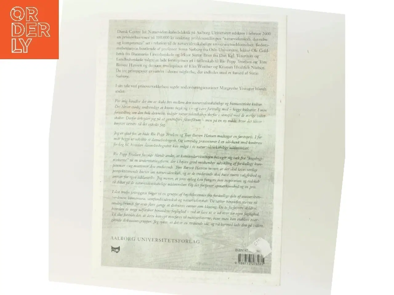 Billede 3 - Naturvidenskab dannelse og kompetence af Tom Børsen Hansen (Bog)