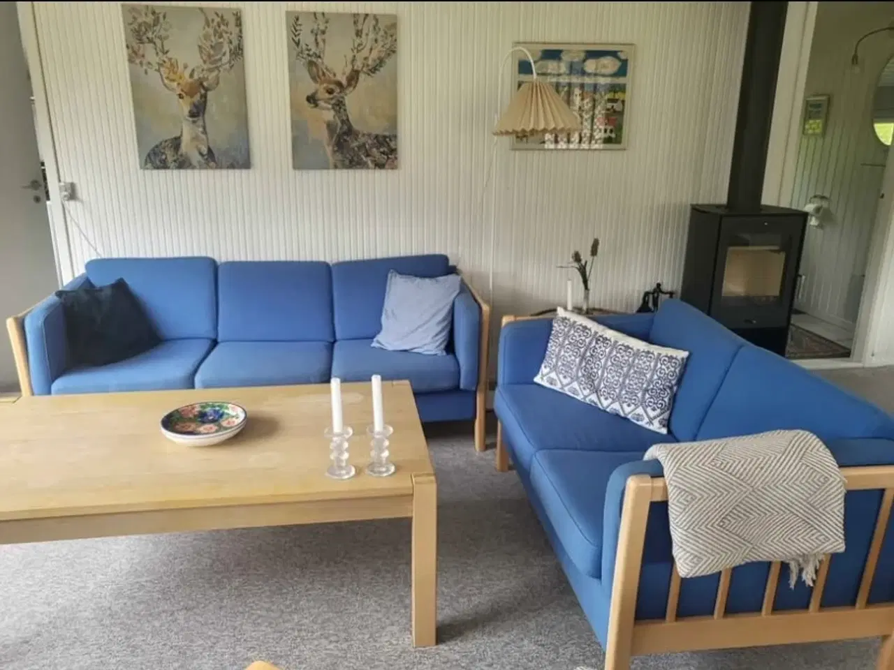 Billede 2 - Sofa 3+2 inkl. stol med skammel