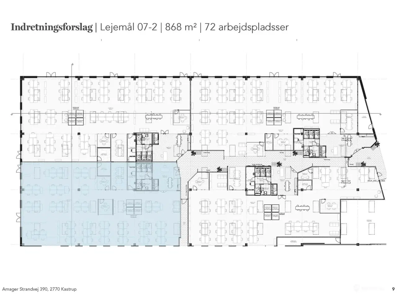 Billede 24 - Højloftet og lyst kontormiljø på Amager Strand
