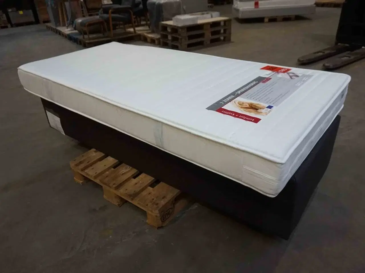 Billede 1 - Diamant 7-zoners springmadras 90x200x19 cm