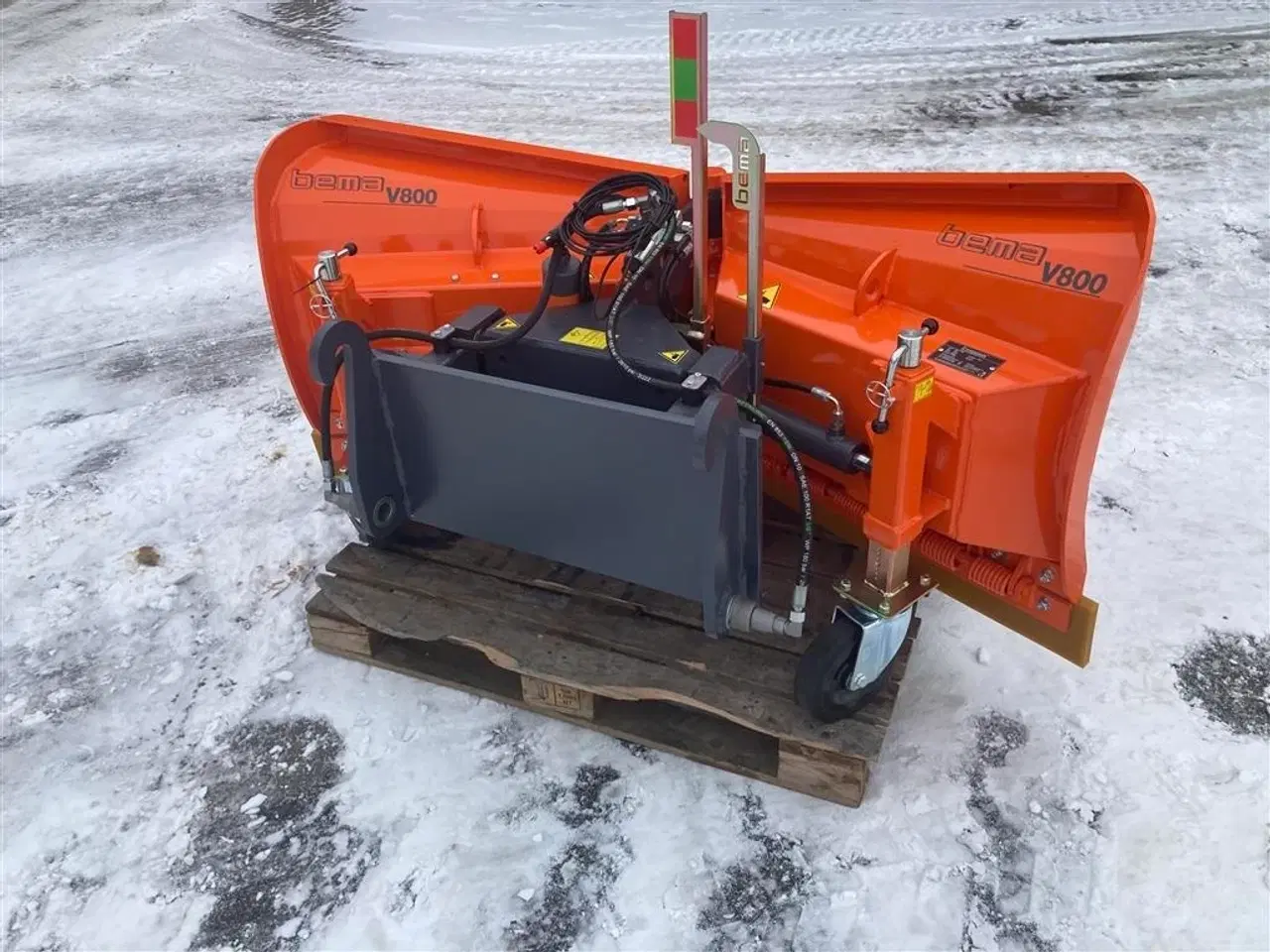 Billede 18 - Bema Bema V800 Sneplov Ophæng for Weidemann med hy.koblinger