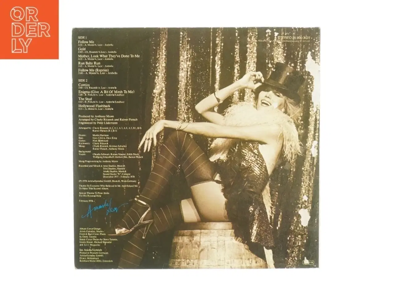 Billede 2 - Amanda Lear Sweet Revenge Vinylpade