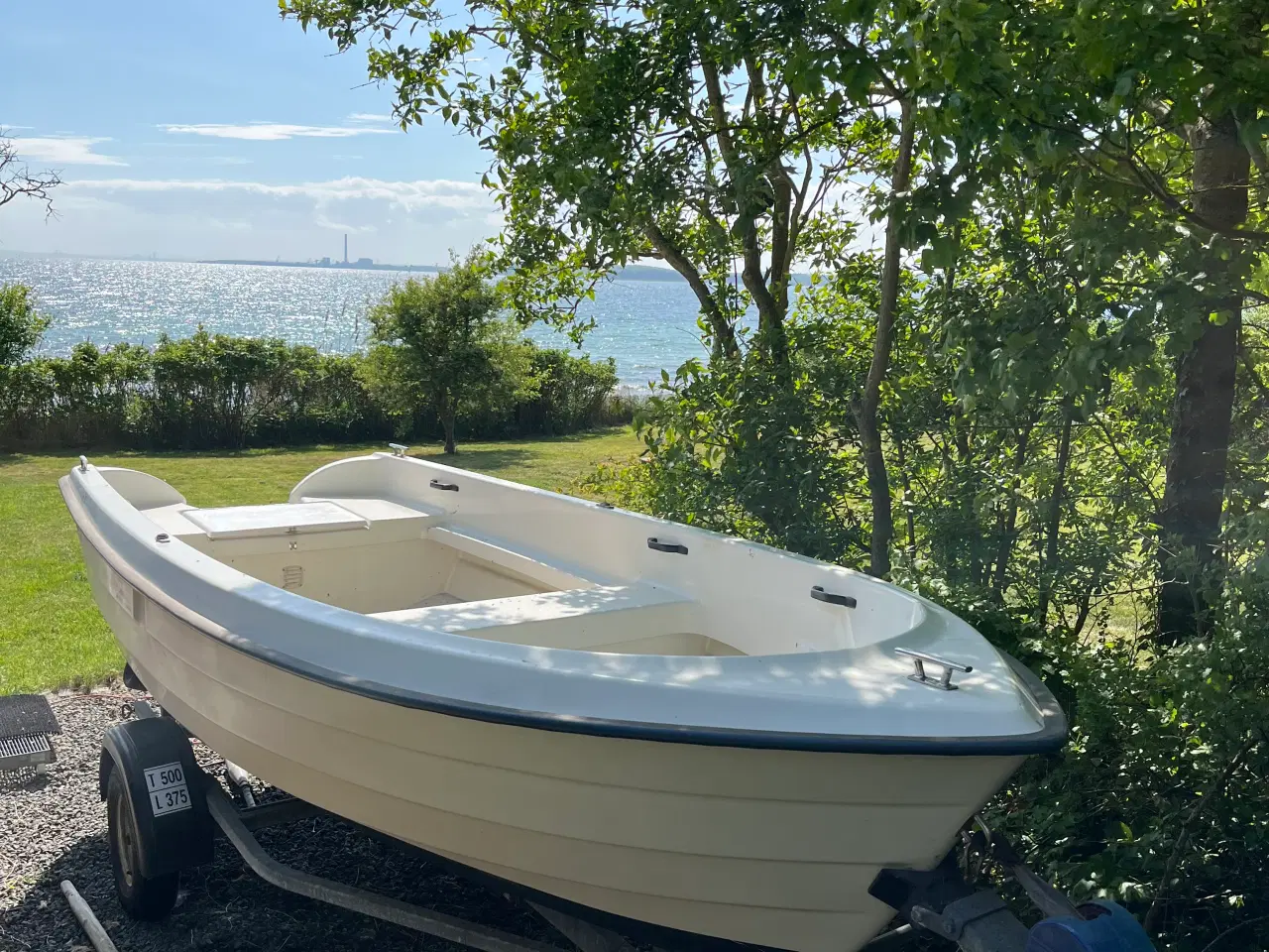 Billede 1 - Jolle, Ryds 425 med Mariner motor