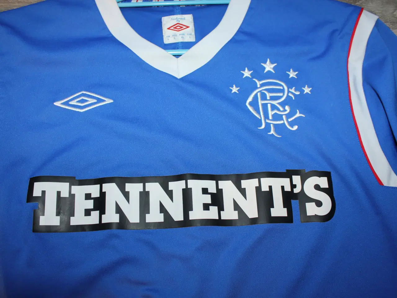 Billede 4 - Rangers fodboldtrøje  str. L