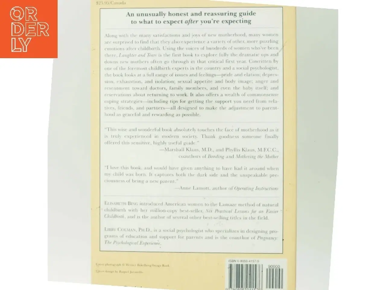 Billede 3 - Laughter and Tears: The Emotional Life of New Mothers (Bog)