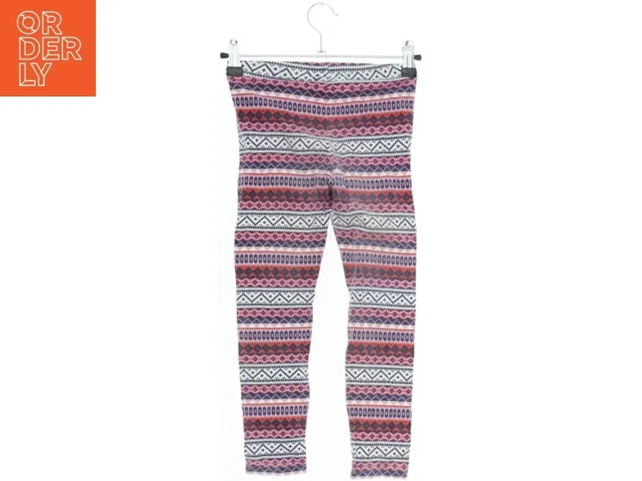 Billede 2 - Mønstret leggings fra Logg (str. 128)
