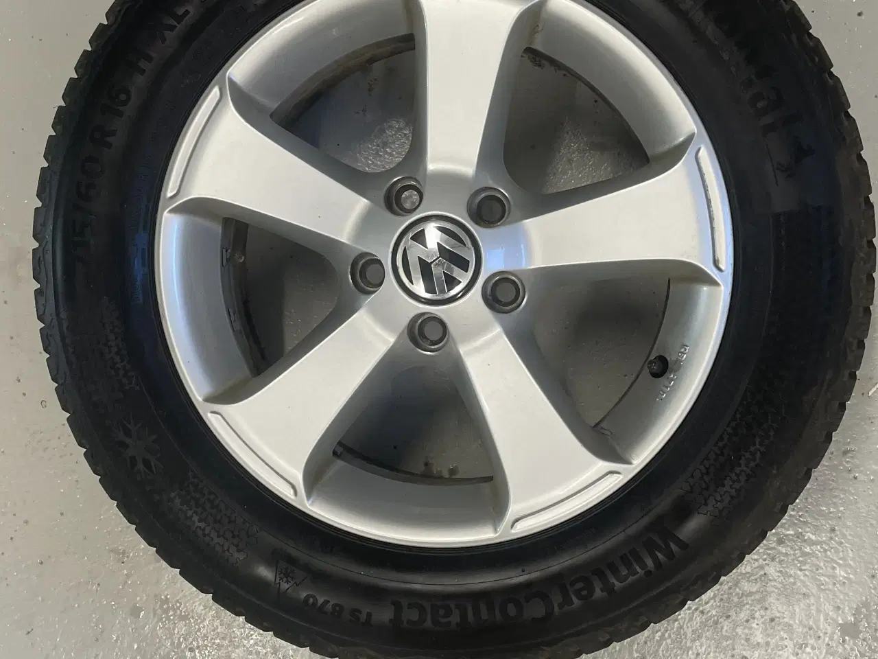 Billede 2 - Continental V215/60-16 WinterCont. med alufælge
