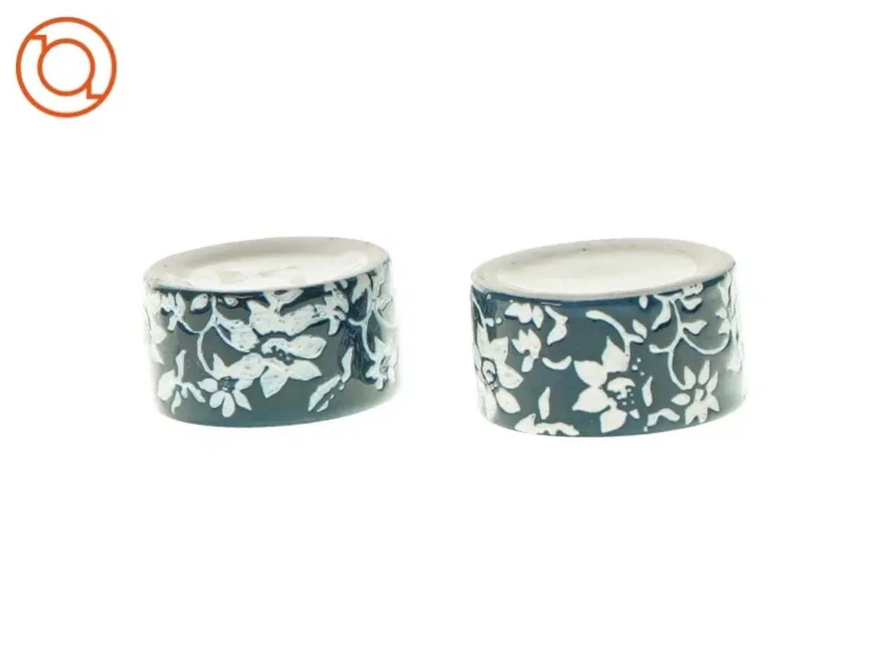 Billede 2 - 2 små fyrfadslysestager 2 stk. (str. 4 X 6cm)