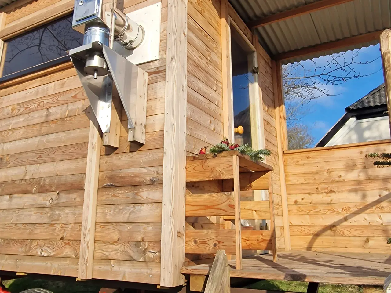 Billede 3 - Mobil sauna Hjemmebygget på gummivogn