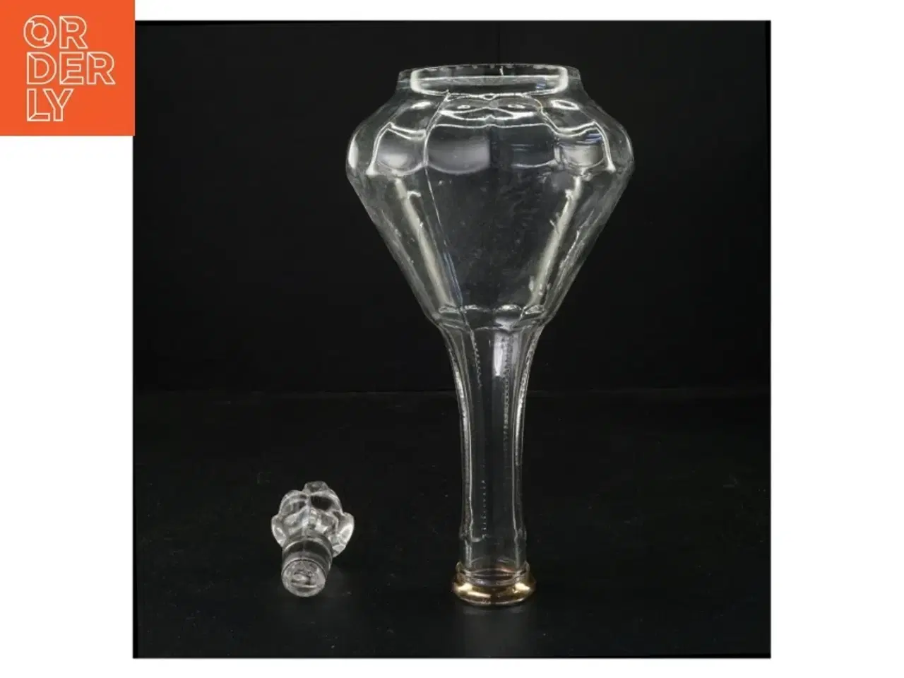 Billede 2 - Glaskarafflel med låg