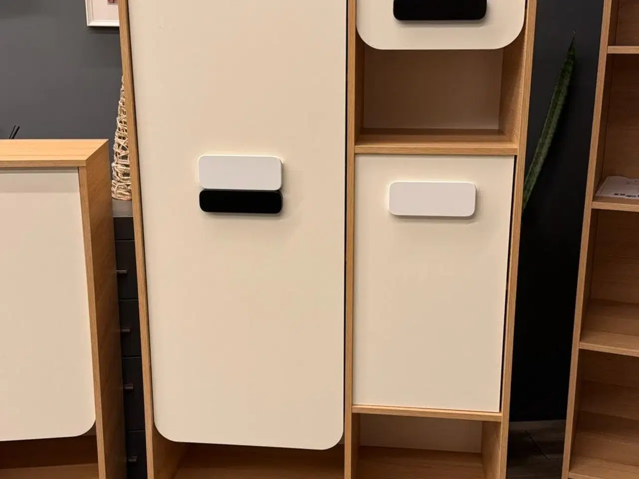 Billede 6 - Reol- og skabssæt opbevaringsmøbler hvid træ