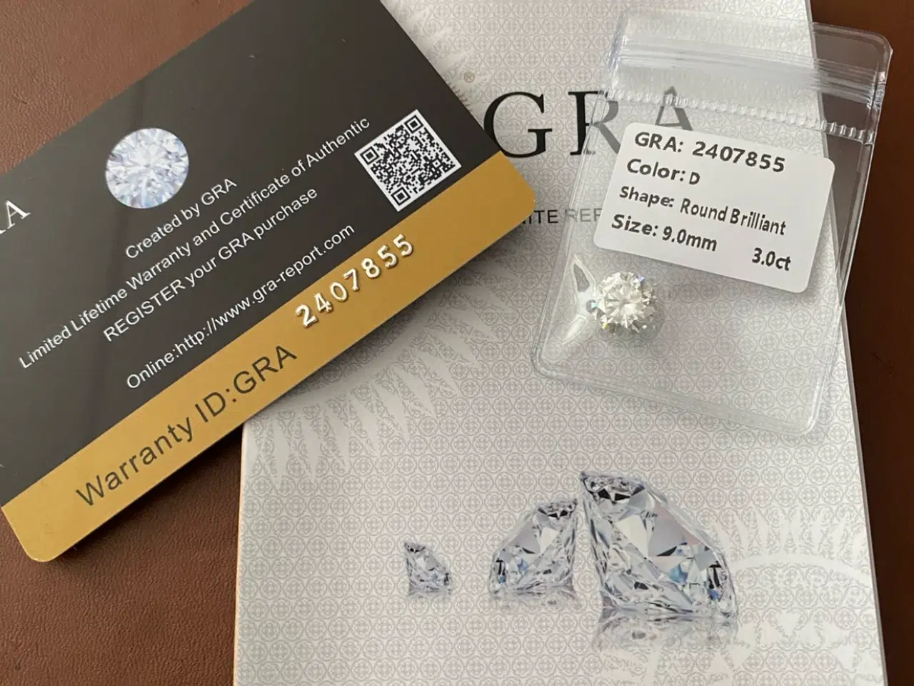 Billede 1 - Moissanite lab grown Diamant