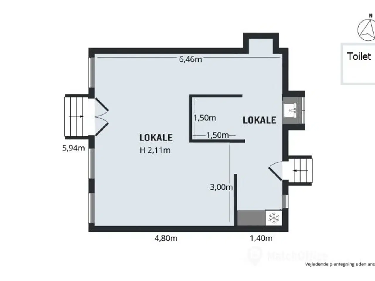 Billede 11 - Klink/Kontor/Butik udlejes i hjertet af København