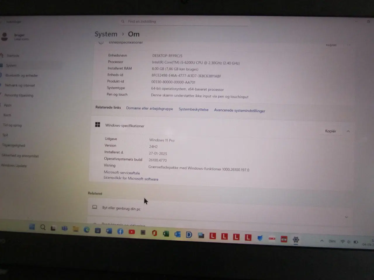 Billede 3 - lenovo t560 bærbar