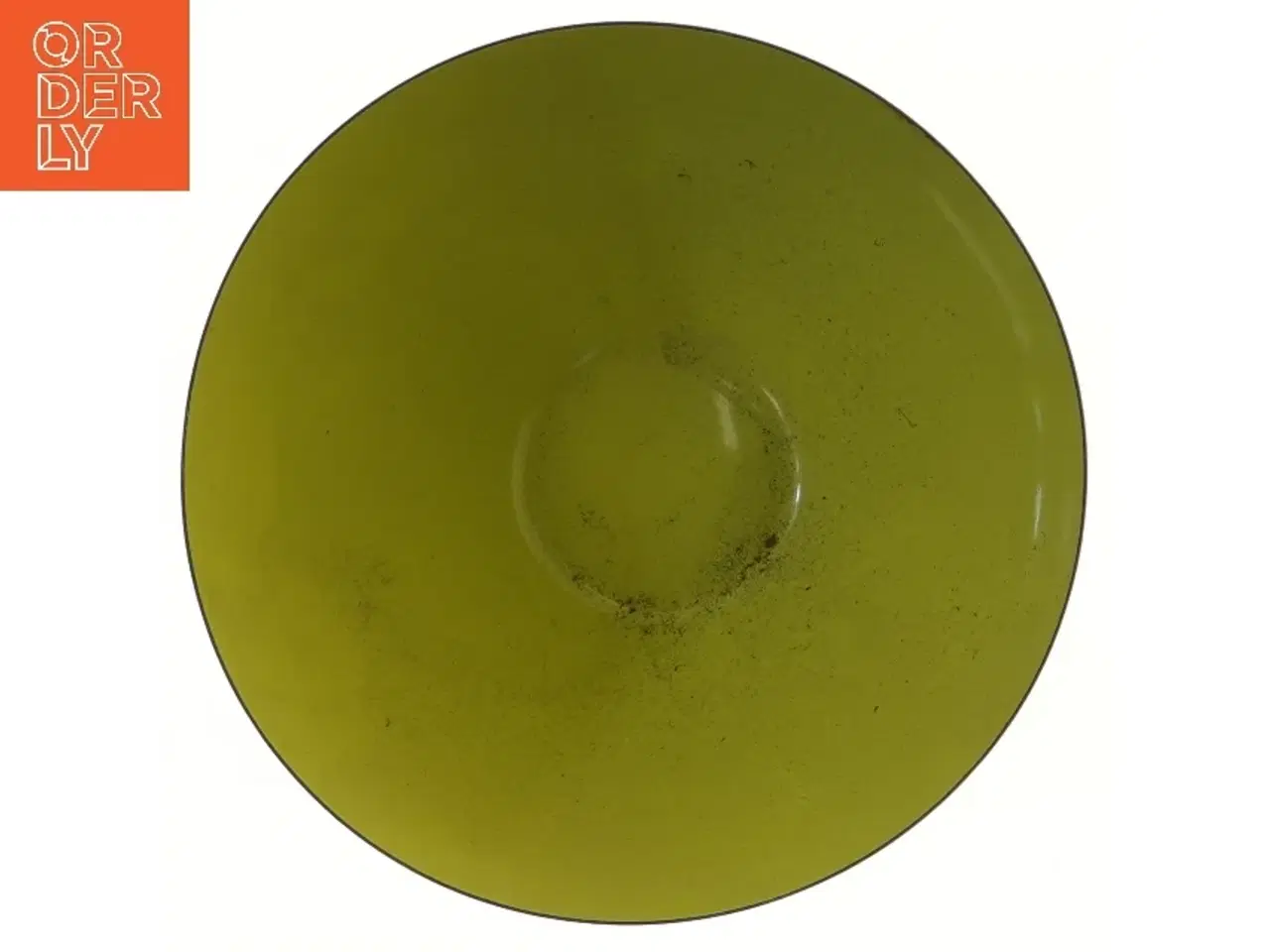 Billede 2 - Sort skål med grøn inderside fra Krenit Denmark (str. Ø 25 cm)