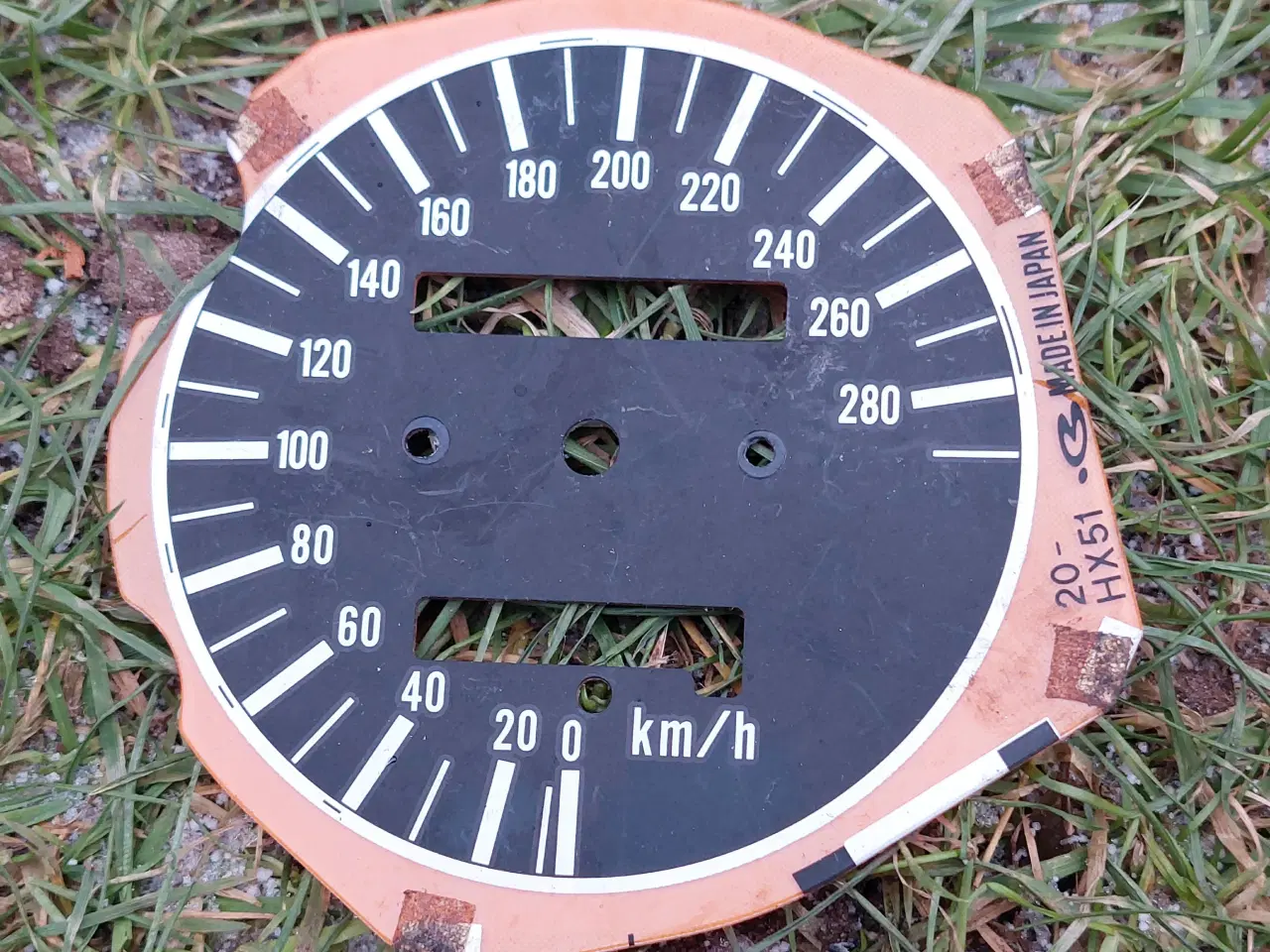 Billede 1 - Baggrund til CBR speedometer