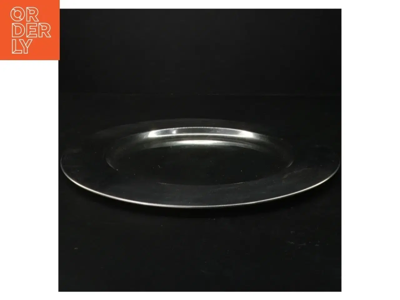 Billede 3 - Metal serveringsfad (str. Ø 31 cm)