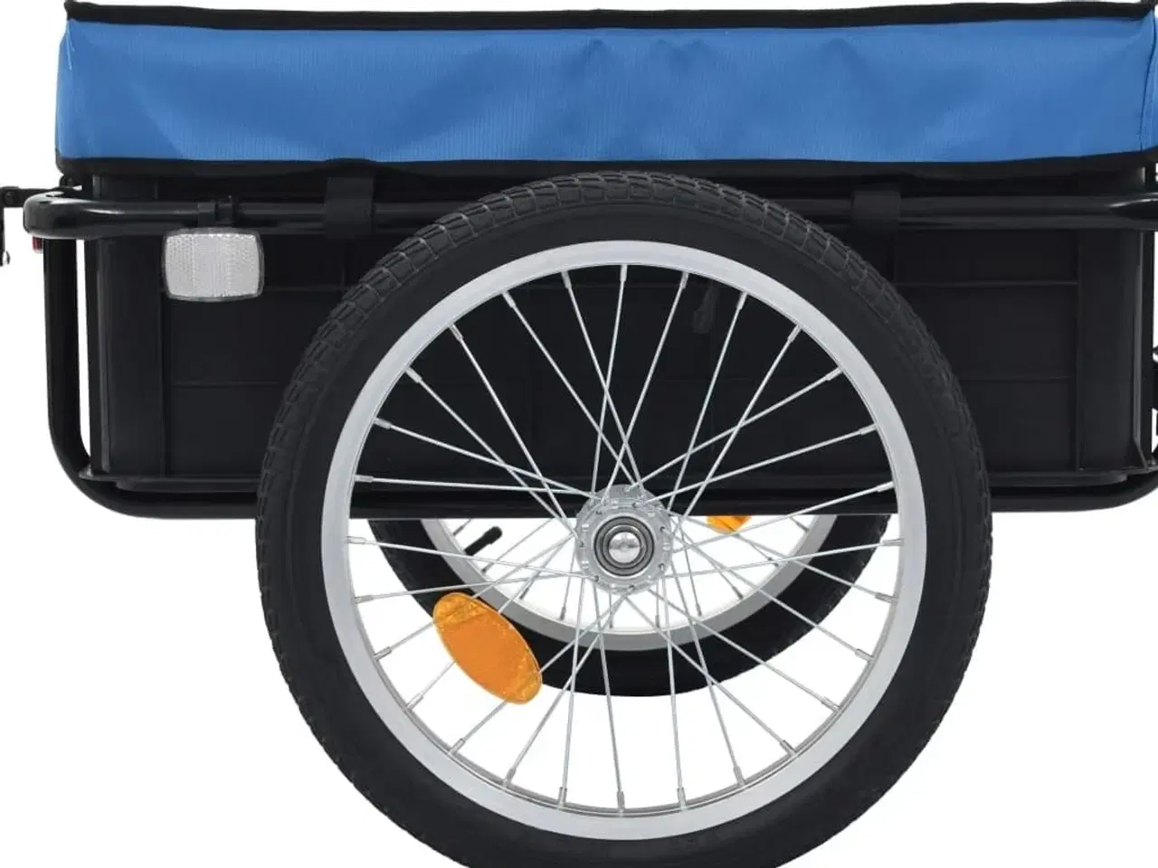 Billede 5 - Cykeltrailer/trækvogn 155x60x83 cm stål blå