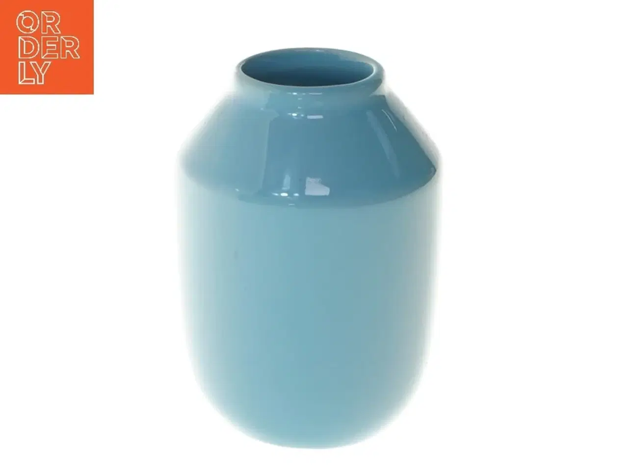 Billede 1 - Blå vase 10 cm fra Flying Tiger (str. 10 cm)