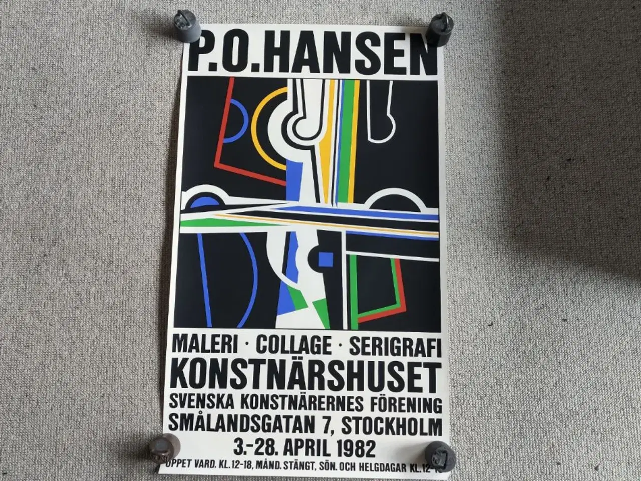 Billede 1 - P.o.hansen plakat