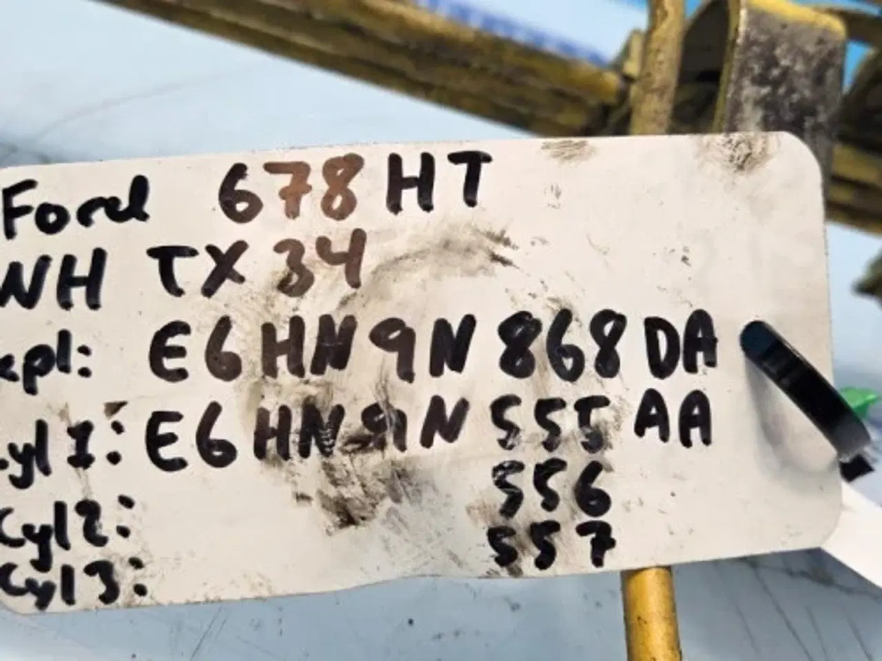 Billede 13 - Ford 678HT Dyserør Sæt E6HN9N868DA