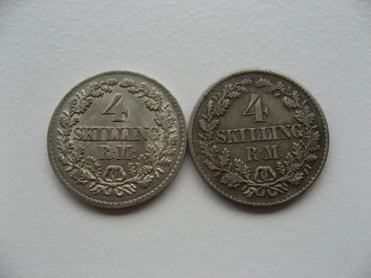 Billede 2 - Flotte IIII Skilling 1872 & 1873, gode årstal