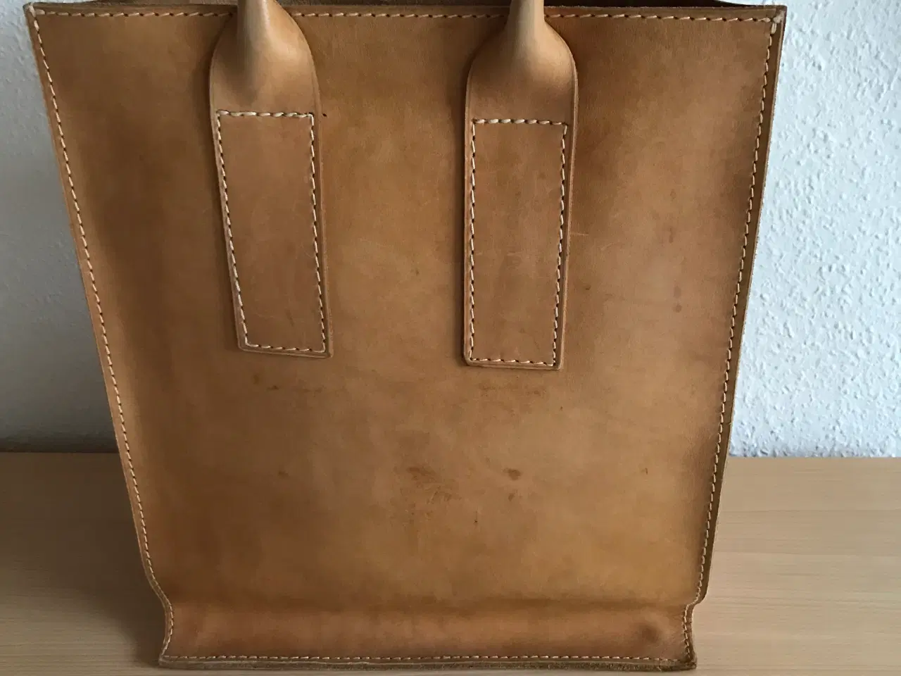 Billede 2 - Retro taske i kærnelædder
