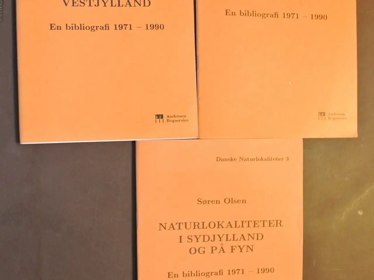 Billede 1 - danske naturlokaliteter 1-3 - en bibliografi 1971-