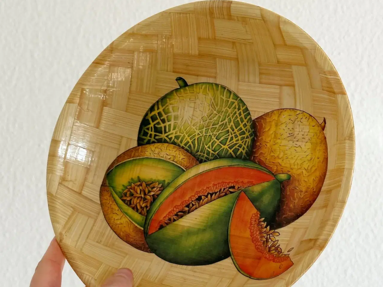 Billede 4 - Finerskål m melontryk