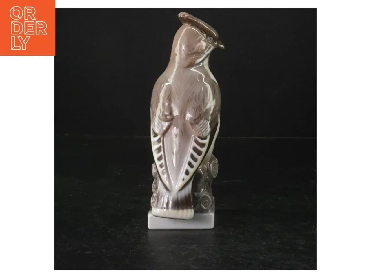 Billede 3 - Porcelænsfugl nr. 6 Silkehale fra Lyngby Porcelæn (str. 19 cm)