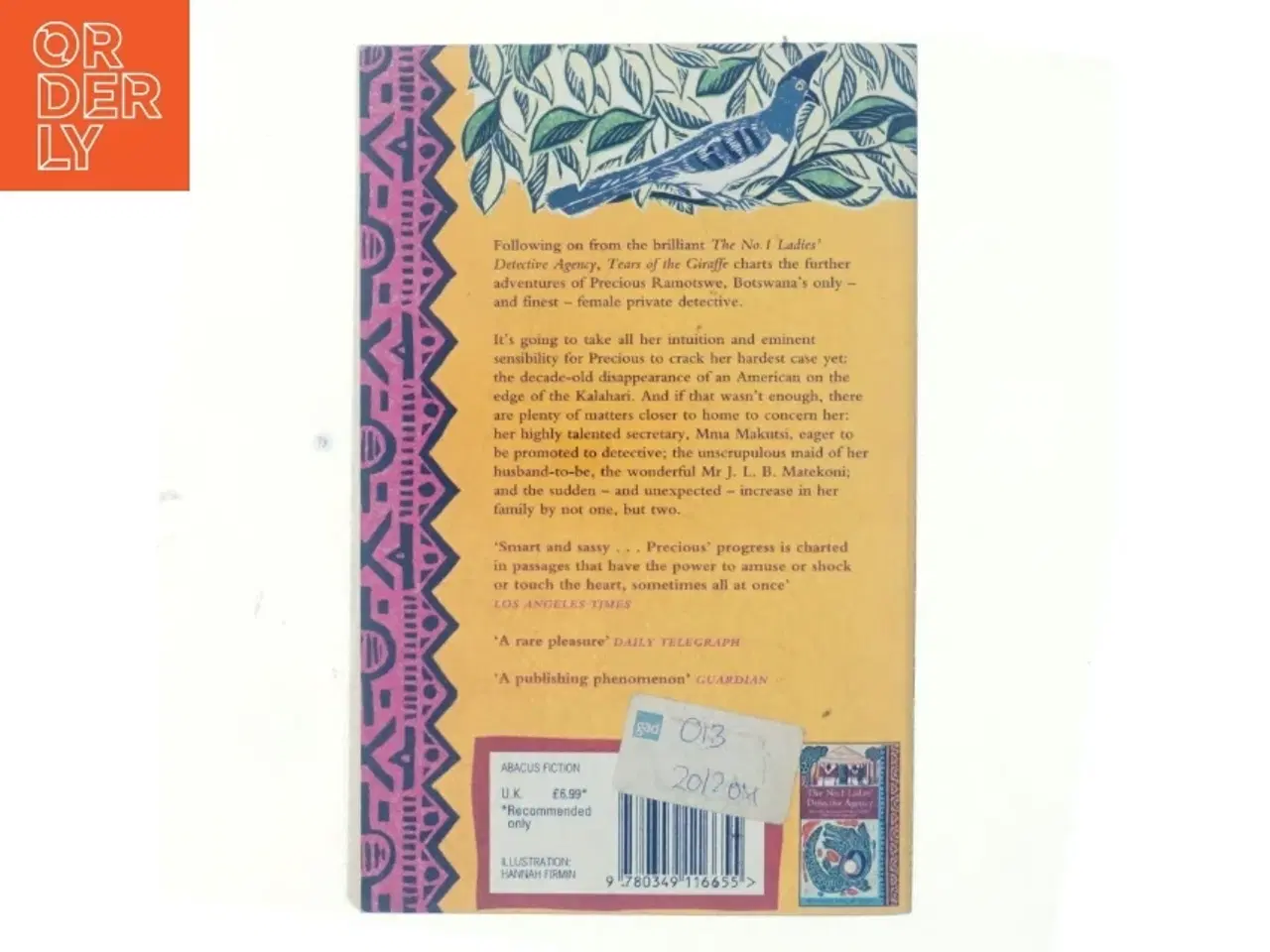 Billede 3 - Tears of the giraffe af Alexander McCall Smith (Bog)