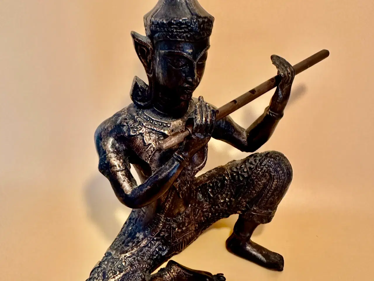 Billede 1 - Buddha figur håndstøbt af bronze