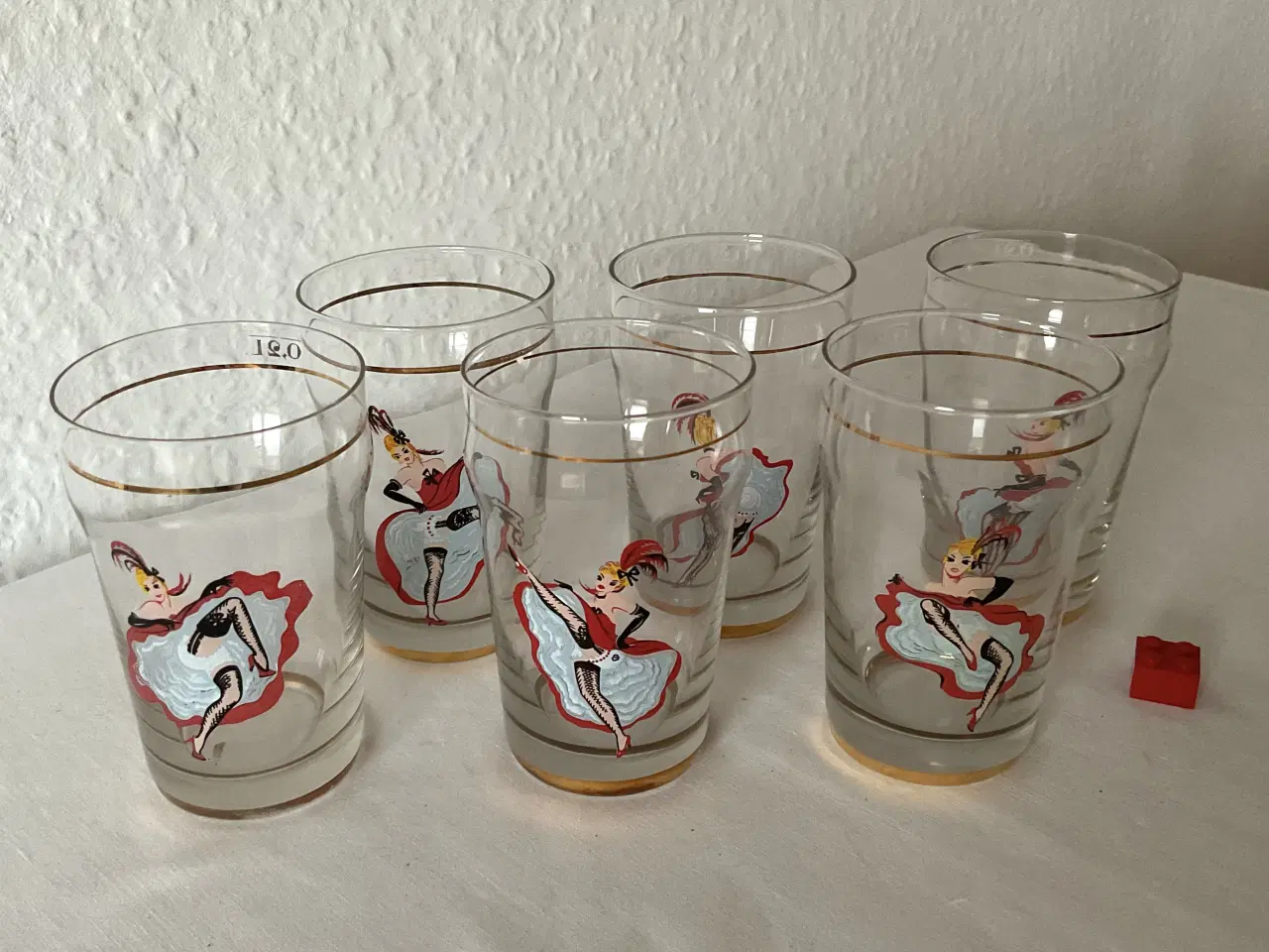 Billede 6 - Fransk Moulinrouge glas