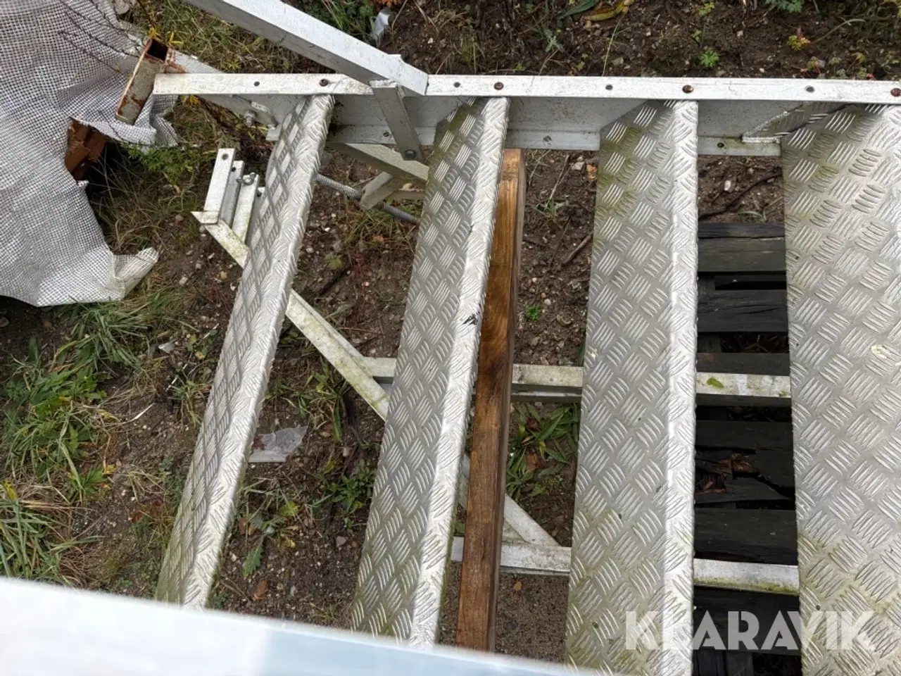 Billede 9 - Stillads trappe Special Fabrikken Vinderup Rustfri med gelænder