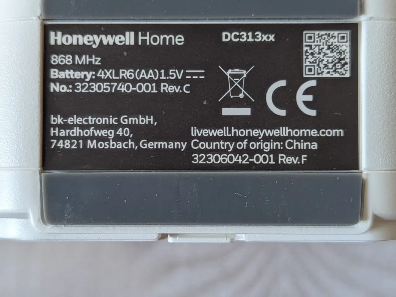 Billede 5 - Dørklokke Honeywell DC313