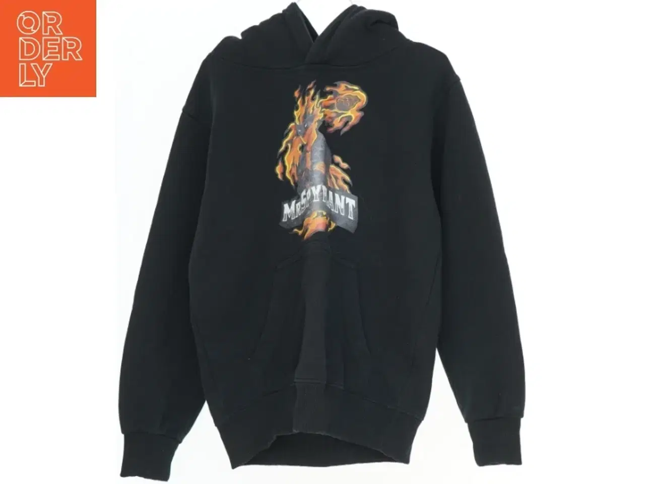 Billede 1 - Hættetrøje med grafisk print (str. 134)