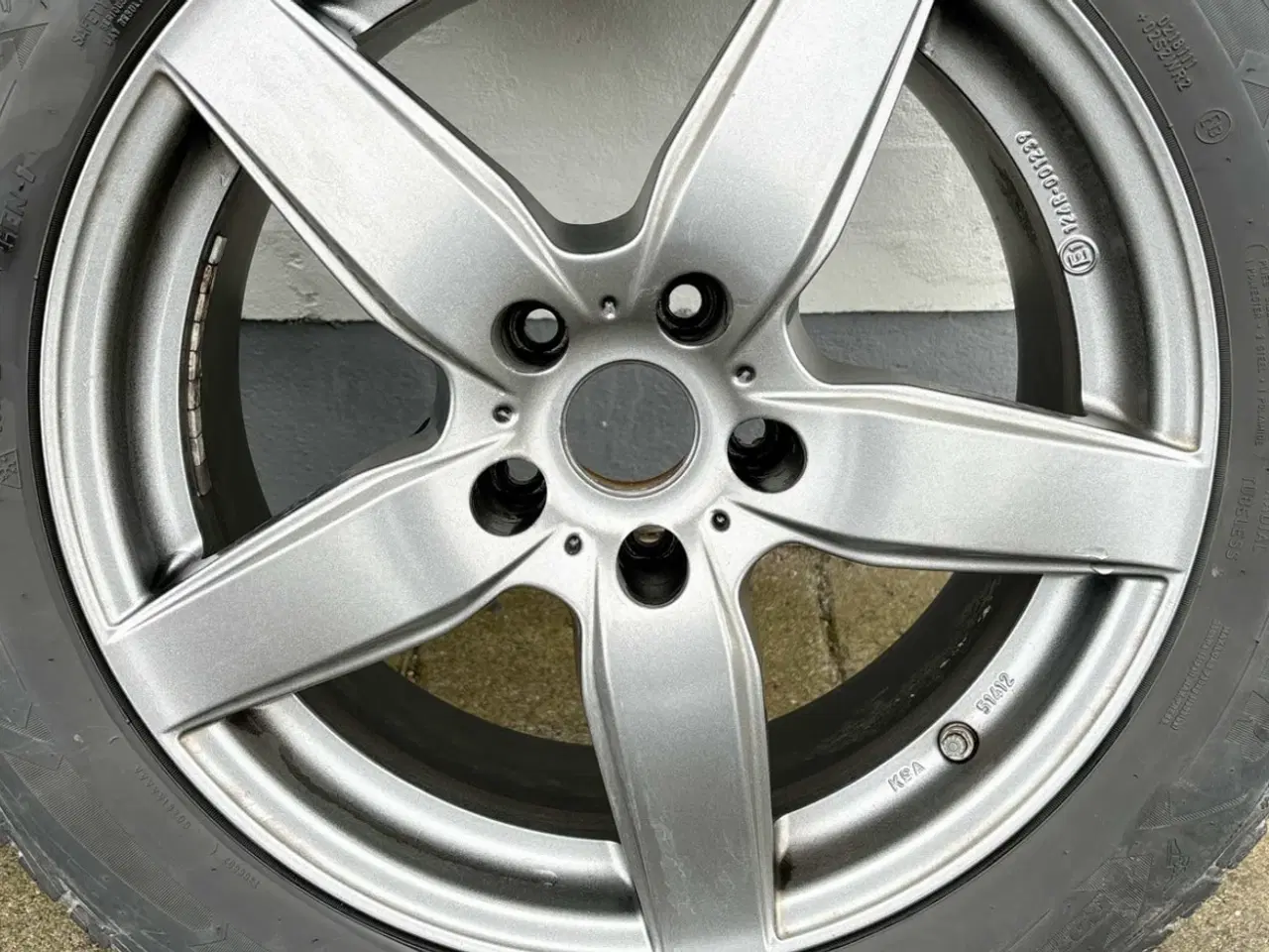 Billede 2 - Vinterdæk på alufælge - GIV ET BUD