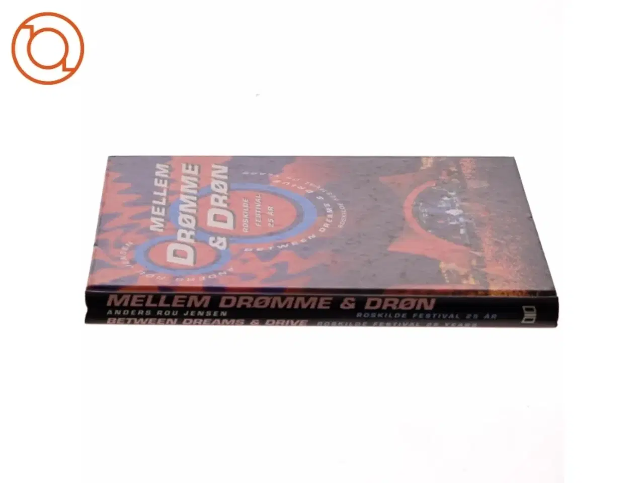 Billede 2 - Mellem drømme & drøn : Roskilde Festival 25 år af Anders Rou Jensen (Bog)