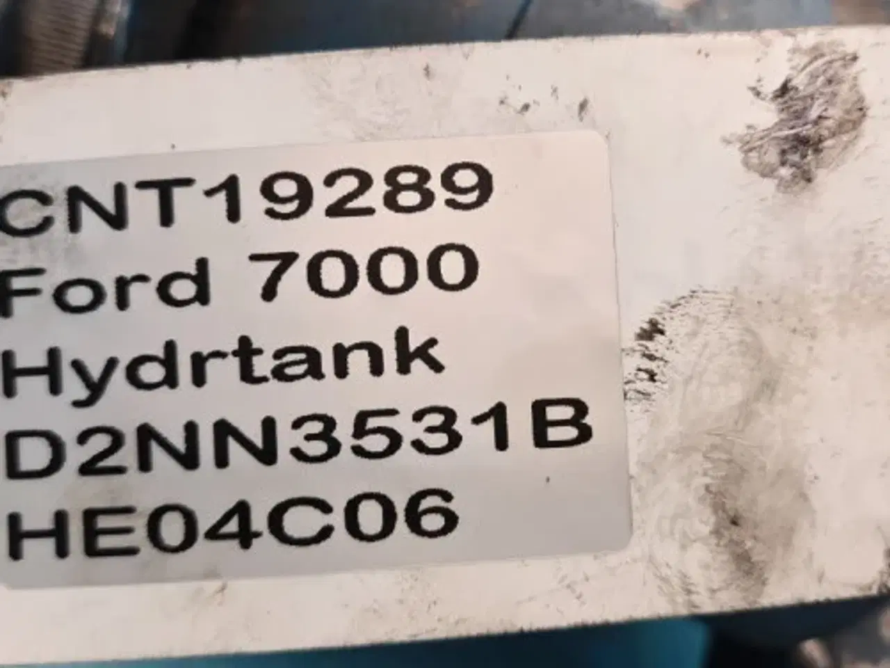 Billede 9 - Ford 7000 Hydrauliktank D2NN3531B
