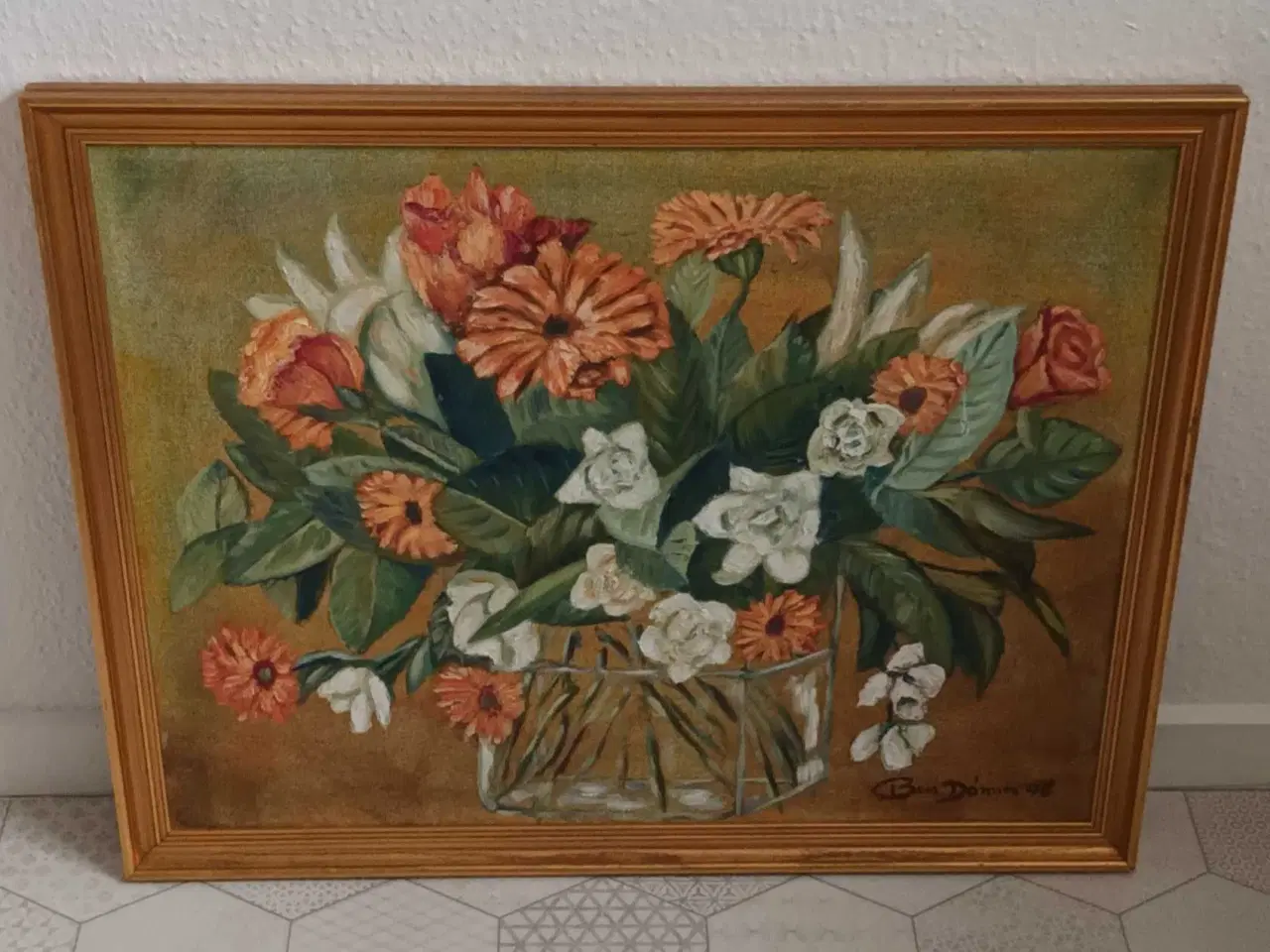 Billede 1 - Blomster maleri