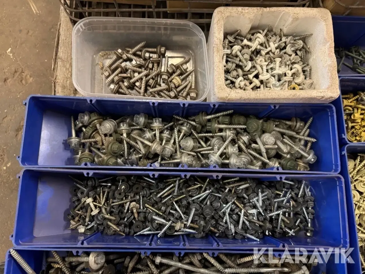 Billede 7 - Diverse skruer til stålplader LOT