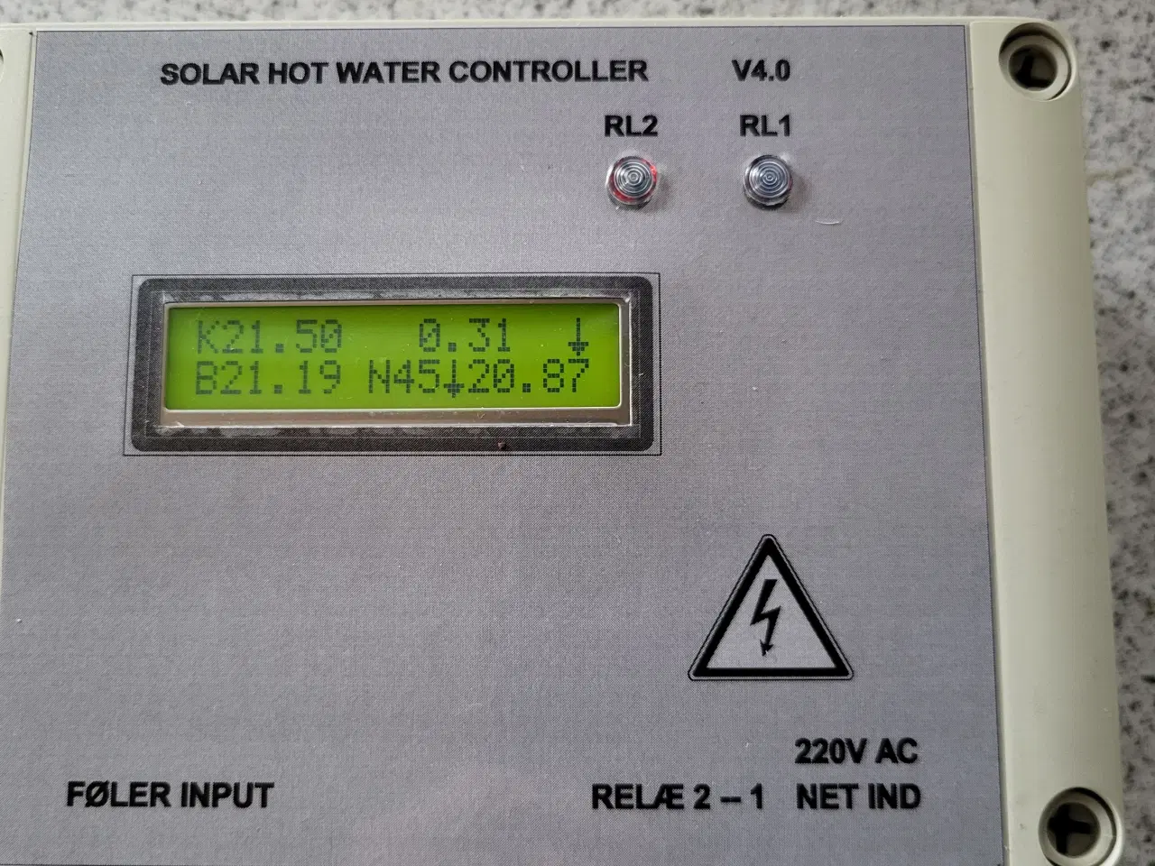 Billede 1 - Ny elektronisk solvarme styring med 3 følere