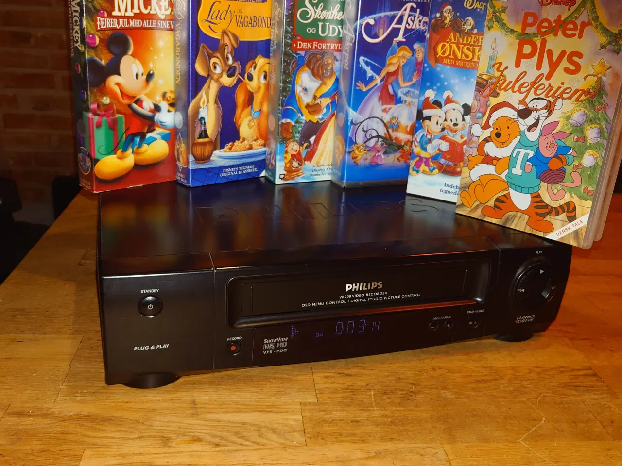 Billede 1 - Philips VHS video med 6 disney film 