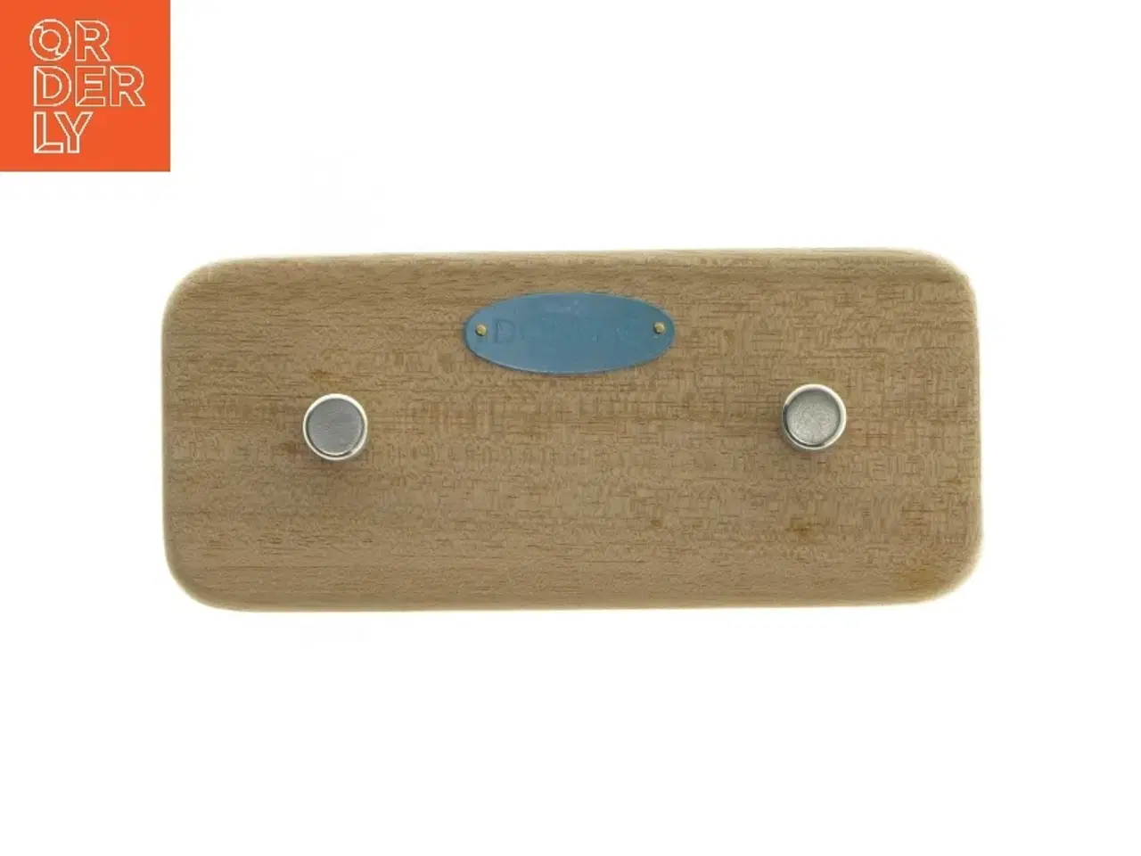 Billede 1 - Knagerække med to knager (str. 16x7 cm)